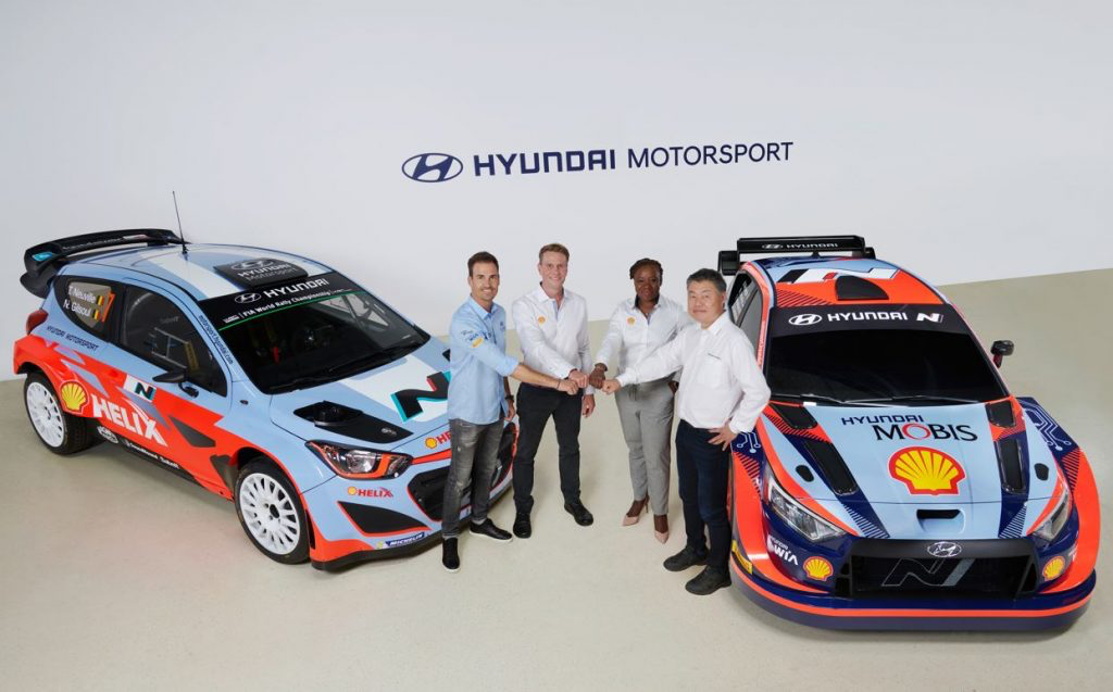 Hyundai Motorsport i Shell produžuju njihovo dugogodišnje WRC partnerstvo za tri godine Hyundai Motorsport produžio je svoje dugogodišnje partnerstvo sa Shellom prema kojem će globalna energetska kompanija ostati glavni sponzor i tehnički partner FIA Svjetskog prvenstva u reliju (WRC) još tri godine.