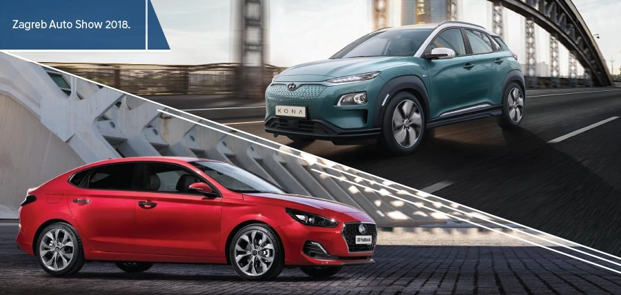 Zagreb Auto Show – U budućnost s vizijom! Posjetite nas u paviljonu 9, na Velesajmu, povodom Zagreb Auto Showa, od 10. do 15.4.2018. Doživite viziju Hyundai budućnosti te premijerno pogledajte KONU Electric i i30 Fastback.