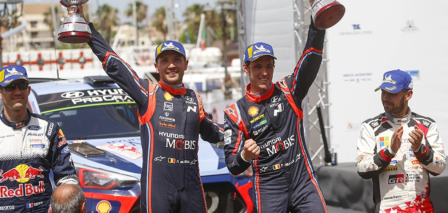 Hyundai je pobjedio na rallyju u Sardiniji! Čestitke Thierryu Neuvillu i Nicolasu Gilsoulu na trećoj pobjedi na 2018 FIA World Rally Cahmpionshipu u Italiji.