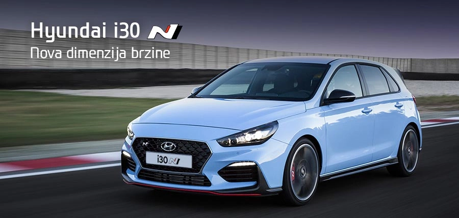 Hyundai i30 N – nova dimenzija brzine Hyundai i30 N, sportski duh u gradskom ruhu, od sada u Hyundai prodajnim centrima.