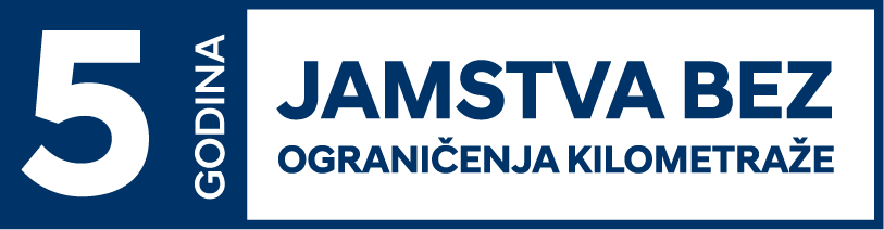 5-godišnje jamstvo bez ograničenja kilometraže