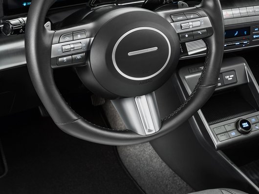 Umetak za upravljač, optika četkanog aluminija