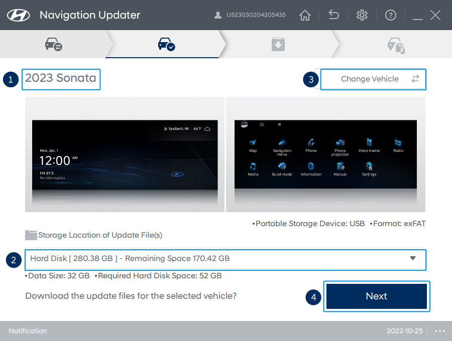 Odaberite mjesto pohrane