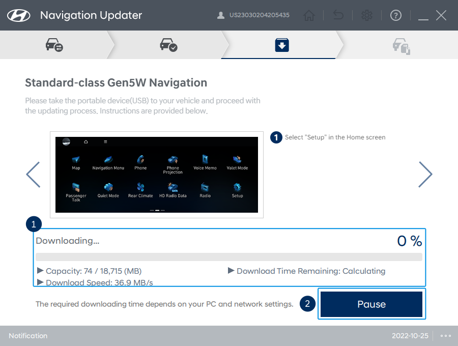 Započnite preuzimanje