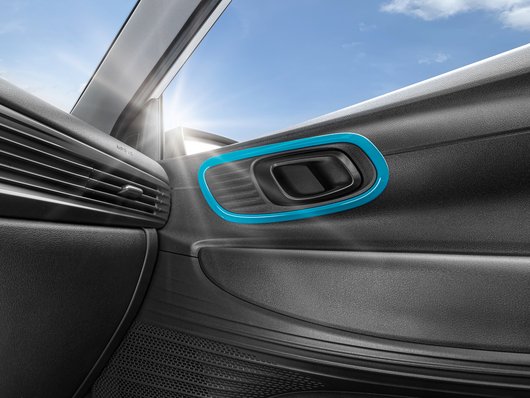 Obloge na ručkama vrata, aqua tirkizna