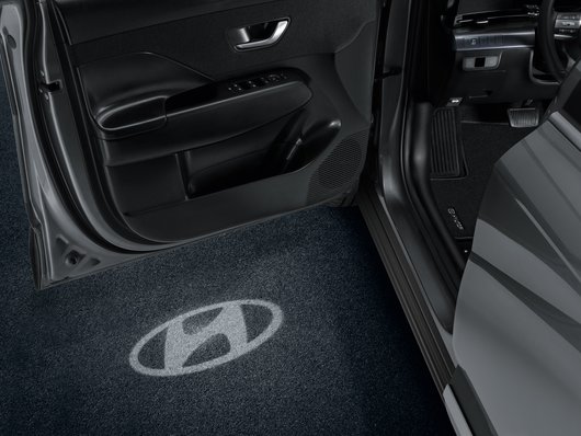 LED projektori za vrata, Hyundai logo
