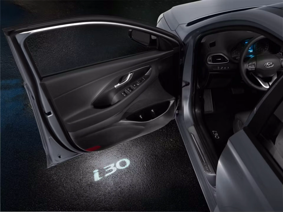 LED projektori na vratima, logotip i30